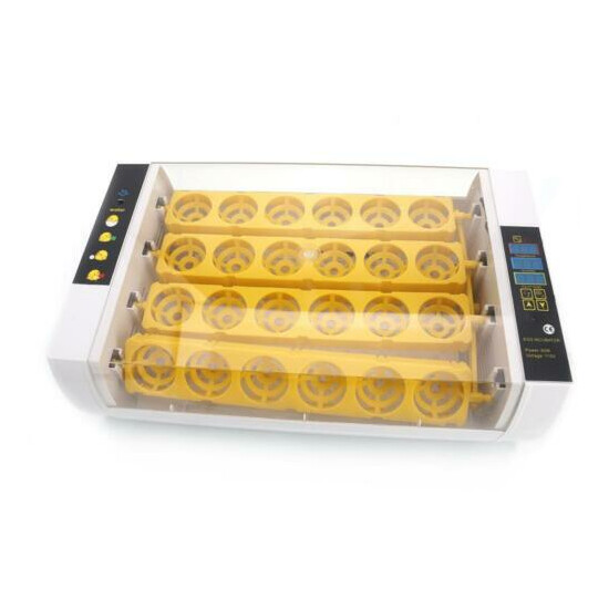 Full Automatic Poultry 24 Digital Chick Duck Egg Incubator Temperature Control image {2}