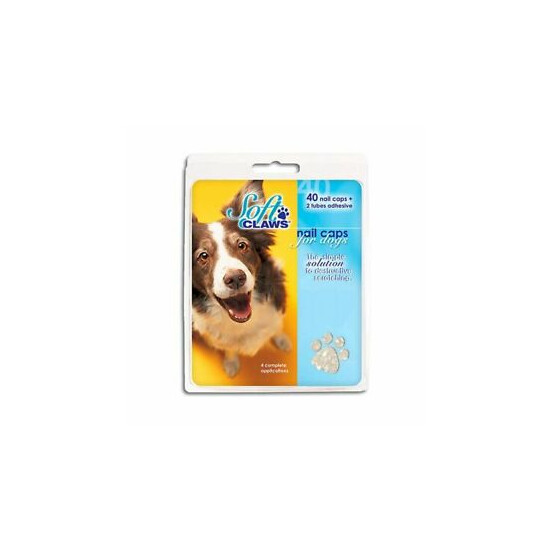 Soft Claws Nail Caps for Cats and Dogs Natural XX-Large image {1}