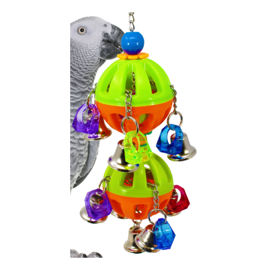 1509 Tuff Bellpull Tower Bonka Bird Toy parrot cage toys cages african grey  image {1}