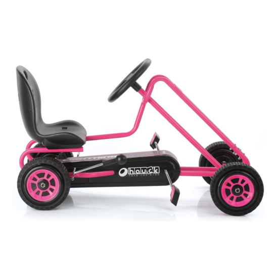 Hauck Lightning Go Kart Pedal Car Ride On Toys w Ergonomic Adjustable Seat Gift Thumb {8}