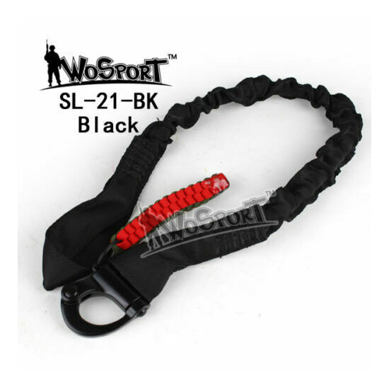 Hunting Military Safe Lanyard Strap Quick Release Rope Tactical Protect Sling Thumb {13}