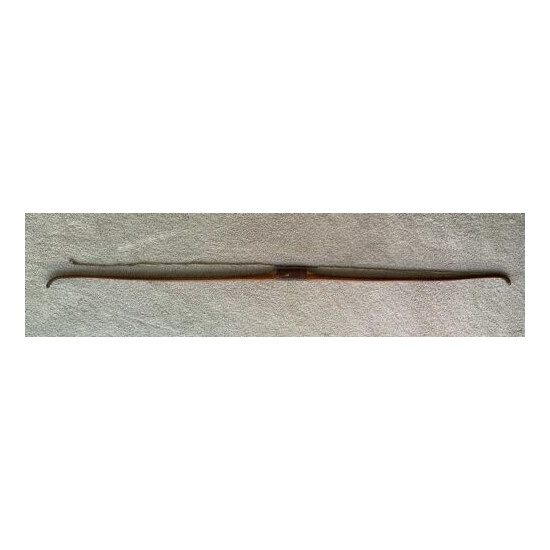 Vintage Semi recurve wooden long bow Viking Archery shop S.F. Thumb {1}