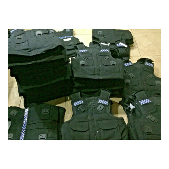 5x BULK DEAL First Responders Hi visibility bulletproof vest body armor lvl II M image {1}