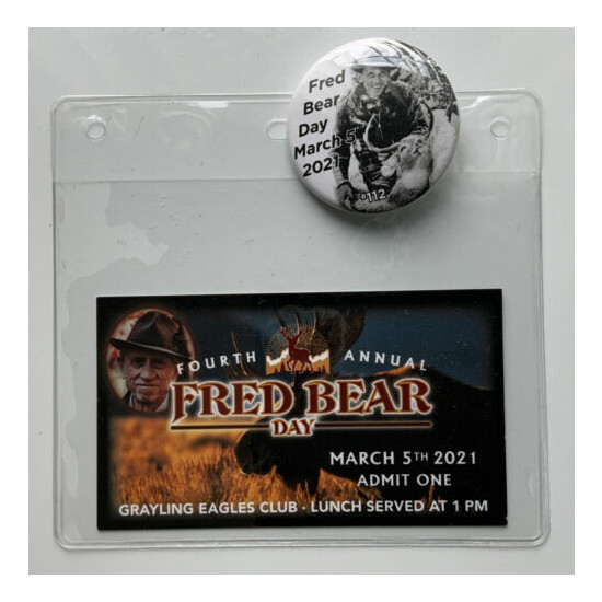 Buy Fred Bear Day Pin & Ticket Fred Bear Archery Traditional & Recurve