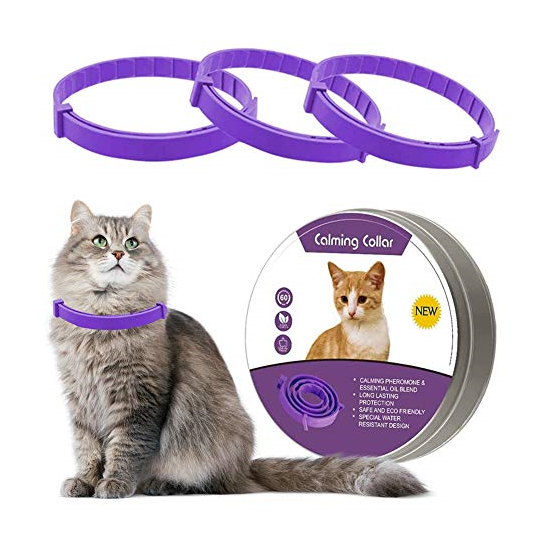 LUPUS 3 Pack Calming Collar for Cats, Cat Calming Collars, Natural Cat Calming image {1}