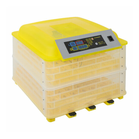 112 Digital Egg Incubator Hatcher Temperature Control Automatic Turning image {1}