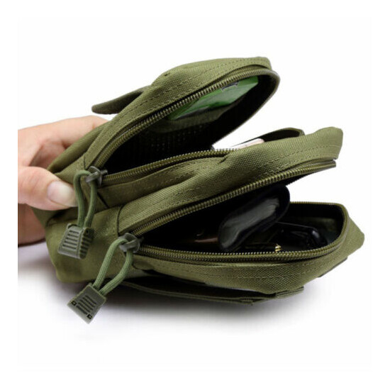 Tactical Molle Pouch EDC Multi-purpose Belt Waist Pack Bag Utility Phone Purse Thumb {24}