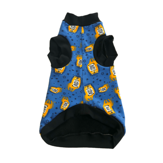 Sphynx Cat Shirt Blue Lion Print - Clothes Clothing Sweater Coat Vest Jumper  image {4}