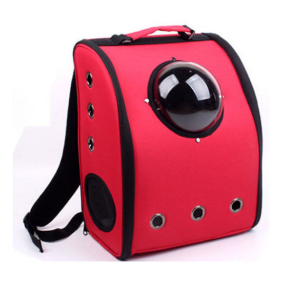 Rocket Pet Astronaut Capsule Pet Backpack Breathable Dog Cat Carrier Travel Bag image {4}