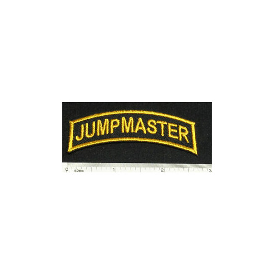 Set of 2 JUMPMASTER Patches for Skydiving Parachute Shirt Cap Rig Gear 25Q image {1}