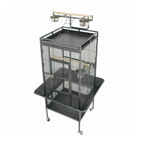 61" Large Bird Cage Large Play Top Parrot Finch Cage Pet Supplies Removable Part image {3}