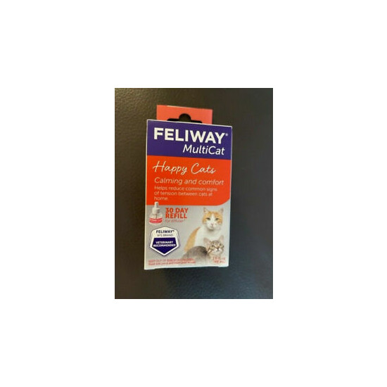 NEW Feliway MultiCat Diffuser Refill 48 mL 1-Pack SEALED 4/24 image {1}
