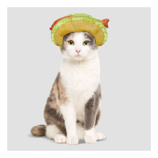 Hyde & EEK! Boutique™ Fish Taco Headpiece Halloween Cat/Dog Costume image {4}