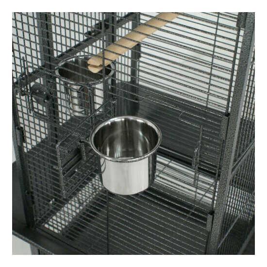Large Cage Bird Parrot Cockatiel Finch Pet Parakeet Stand Top Supply House Wire image {3}