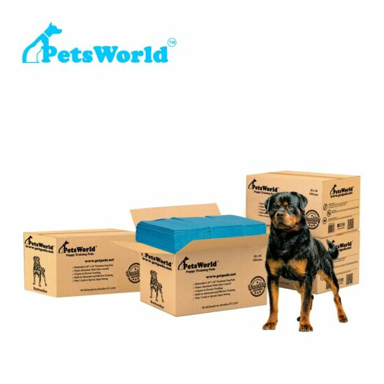 PETSWORLD Heavy Duty Dog Puppy Pads 30x36, Case 600 image {1}