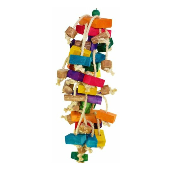 1866 Wood Monster Bonka Bird Toys Cages Toy Chewy Shred Amazon Macaw Cockatoo image {3}