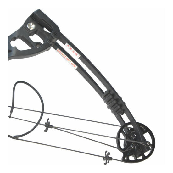Compound Bow Carbon Arrows Set 30-55lbs Adjustable Archery Bow Shooting Hunting image {11}
