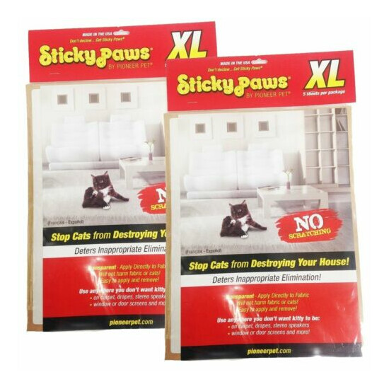 Sticky Paws 5 Xl Sheets Pack of 2 (10 Sheets) image {1}