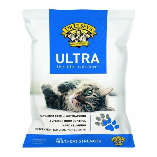 Ultra Dr. Elsey's Premium Clumping Cat Litter 40 Lb / 18.14 Kg image {1}