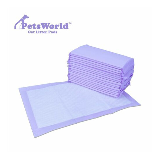 PETSWORLD Cat Litter Pads 11x17 inch Breeze Compatible Refills, 1200 count image {3}