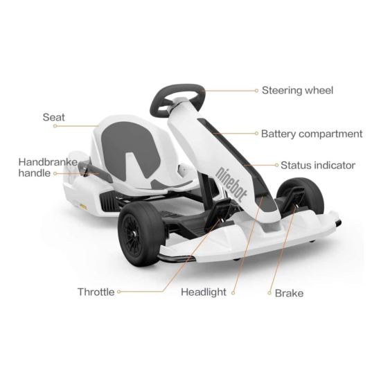 Segway Ninebot Electric GoKart Drift Kit, Outdoor Racer Pedal Car, Ride On Toys  image {7}