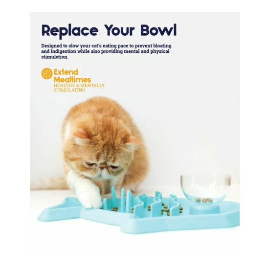 Hunt N' Snack Mat Cat Slow Feeder Kitten Bowl Interactive Challenges  image {4}