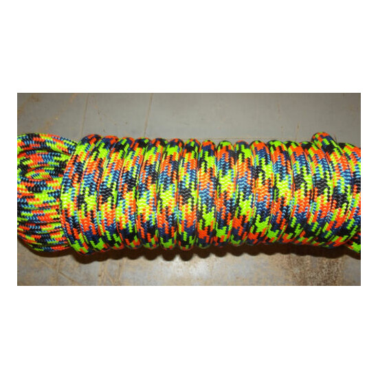 NEW 11.7mm (15/32") x 37' Kernmantle Static Line, Climbing Rope image {1}