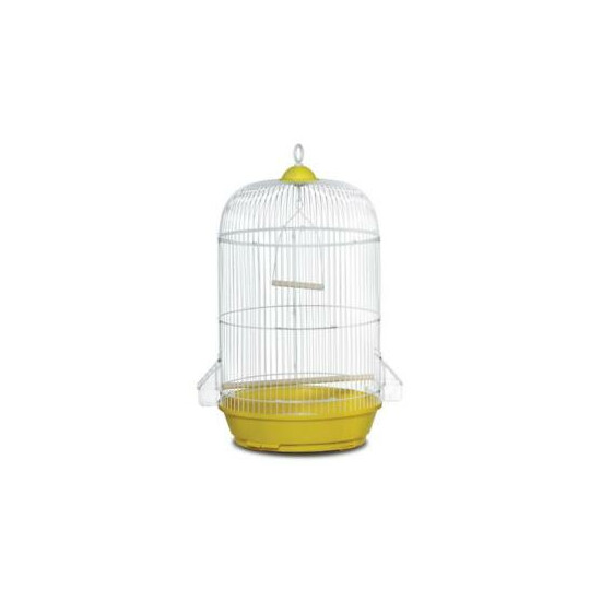 Prevue Pet Small Round Bird Cage - Yellow image {1}