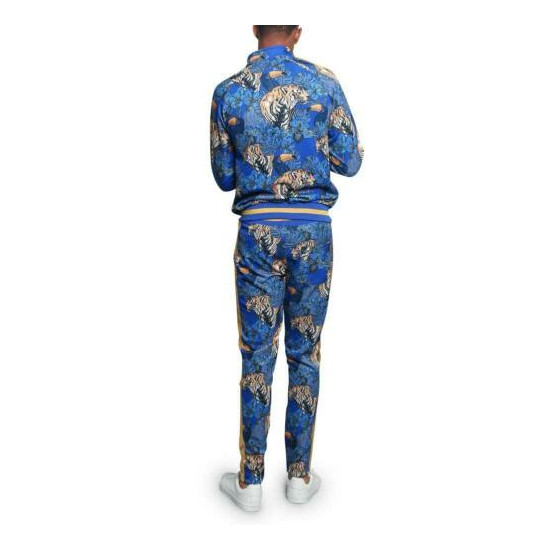 MEN'S Floral Tiger Track Pants & Jacket Jogging Track Suit Set S~5X ST559 image {20}