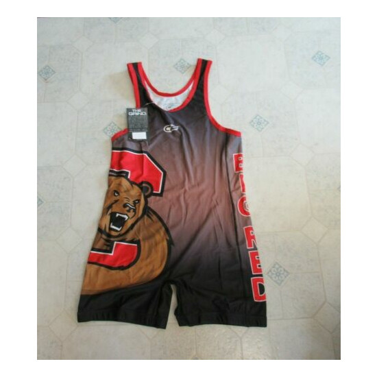 Cornell University College wrestling team singlet men's XL new with tags image {1}
