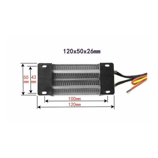 Insulation Thermostatic Incubator Heater PTC Ceramic Air Heater Heating Element image {8}