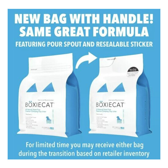 Boxiecat Premium Clumping Cat Litter - Scent Free - Clay Formula - Ultra Clea... image {4}