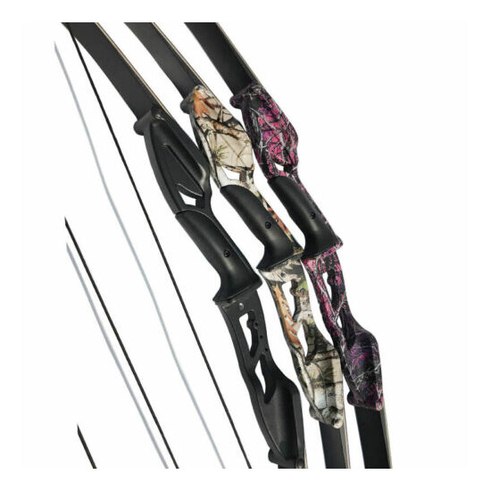 30-50lbs Archery Recurve Bow Set Hunting Bow 56 inch Takedown carbonpfeile  Thumb {7}