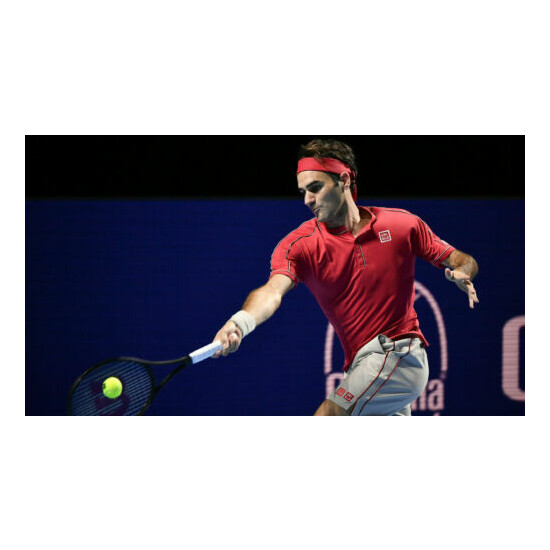 NEW RARE Size XL Official Roger Federer Uniqlo Shanghai & Basel 2019 Shorts! Thumb {2}