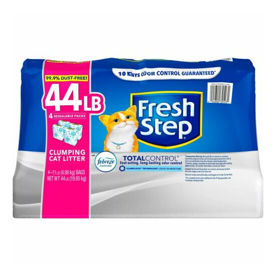 Fresh Step Total Control Scented Litter with Febreze Clumping (44 lbs.) image {4}