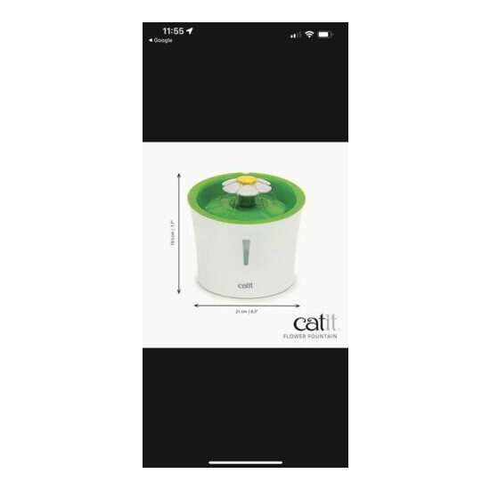 Catit 2.0 Flower Cat Small Dog Electric Automatic Water Drinking Fountain  image {7}