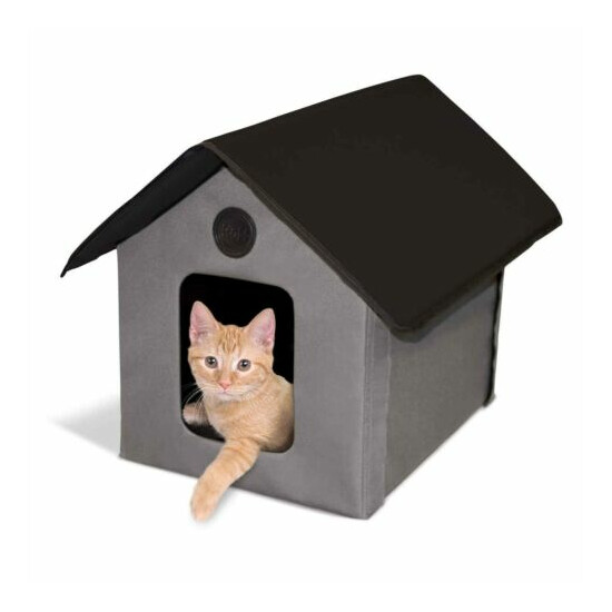 K&H Pet Products Outdoor Kitty House UNHEATED - Gray KH3997  image {2}