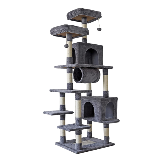 Multi-Level Cat Tree New Play House Climber Activities Centre Tower Scratching image {1}