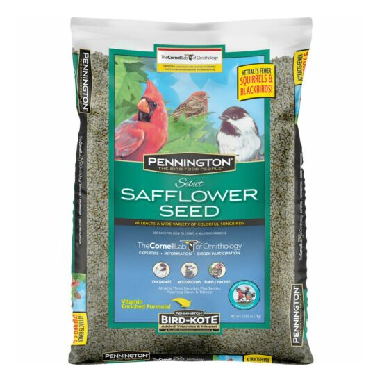 (4 Count) Select Safflower Seed Wild Bird No Hull Feed Seed, 7 lb Bags image {1}
