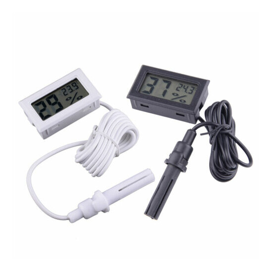Mini Digital Thermometer Hygrometer Humidity Probe Fit For Egg Incubator Poultry image {1}