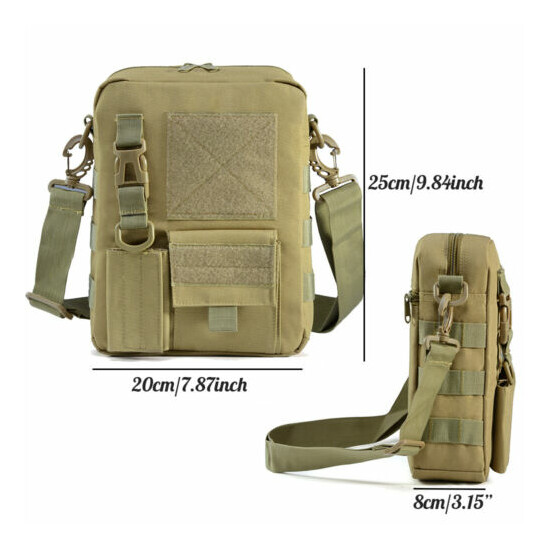 Sports Mens Chest Bag Sports Phone Assault Pack Hiking Camping Storage Bag Nylon image {2}