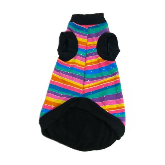 Sphynx Cat Shirt Rainbow Stripes - Clothes Clothing Coat Vest Jumper Devon Rex image {4}
