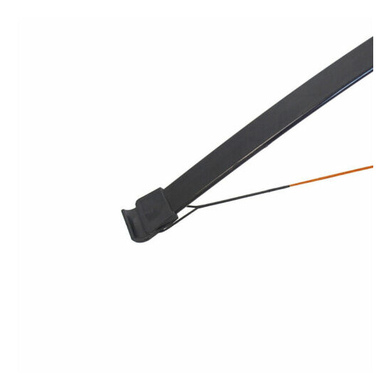40 Lbs 51'' Black Straight Bow Archery For Youth Outdoor Shooting image {7}