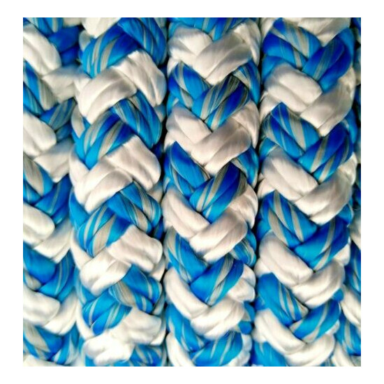 3/4" x 100' Strongest Arborist Bull Rope Tree Rigging Double Carrier Braided image {5}