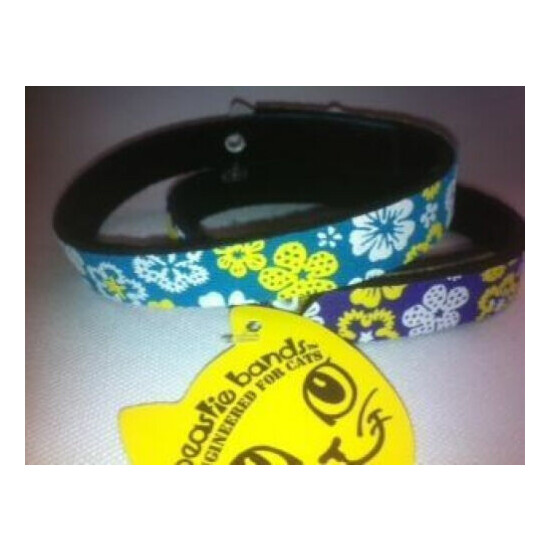 Beastie Band Cat Collars - =^..^= Purrfectly Comfy - TROPICAL FLOWERS image {2}