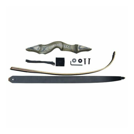 Takedown Recurve Bow Hunting Right Hand Outdoor Practice 30-60LBS Bow Accessary image {3}