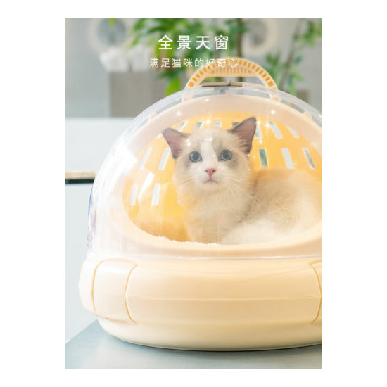 Cute Backpack Window Cat Carrier Cat Carrying Astronaut Bag Carrier Bag Portable image {2}