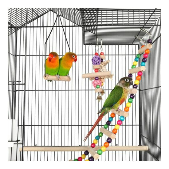 Large Flight Cockatiel Conure Parakeet Bird Cage (39" Bird Cage Without Stand) image {4}