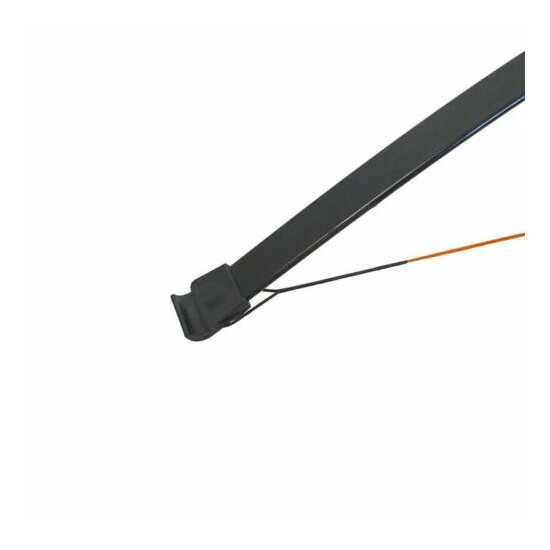 US Black 51" 40lb Straight Bow Archery For Kids Child Youth Practice Shoot Thumb {5}