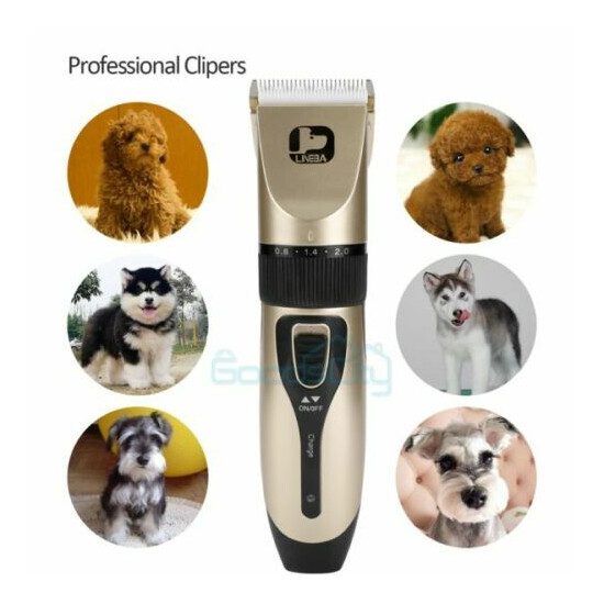 Quiet Pet Dog Cat Clippers Grooming Hair Trimmer Groomer Shaver Razor Clipper image {7}